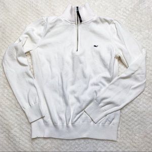 Vineyard Vines Size S White Collar Pullover